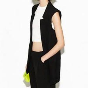 ZARA BASIC Vests Size S Black